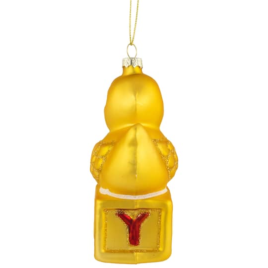 Ducky New Baby 2023 Glass Christmas Ornament - 5"